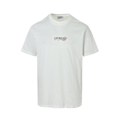 OFF WHITE CO VIRGIL Sakura arrow print short sleeves