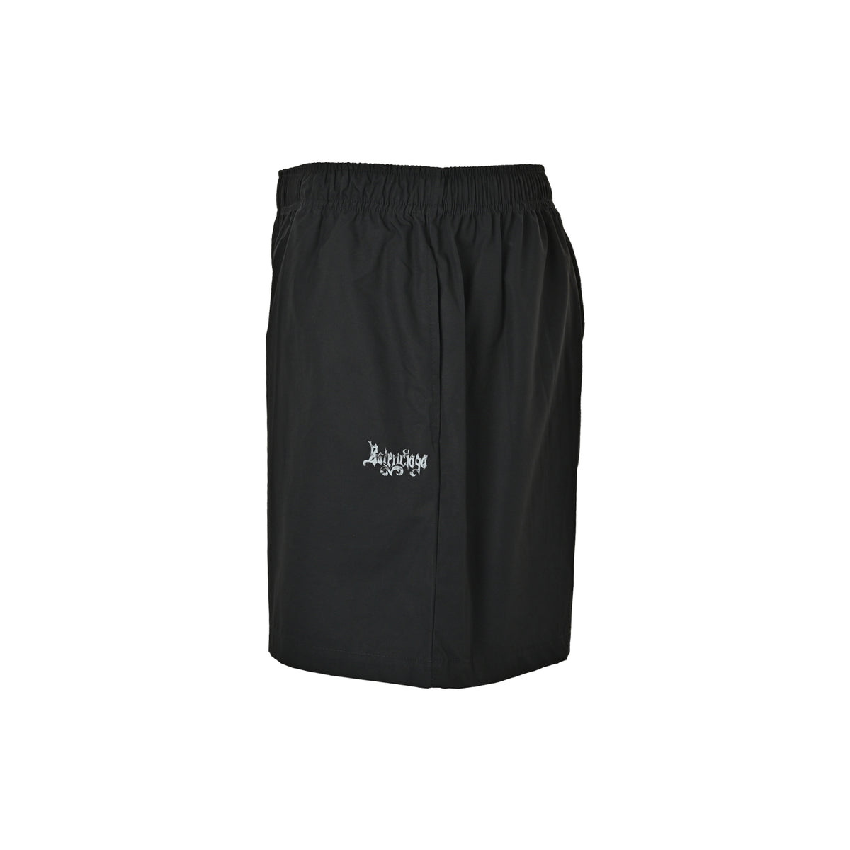 Balenciaga mottled gothic letter print shorts
