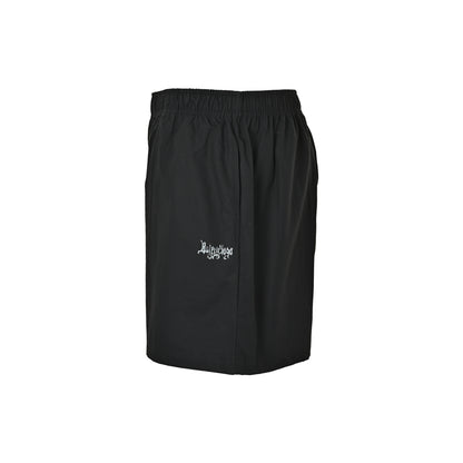 Balenciaga mottled gothic letter print shorts
