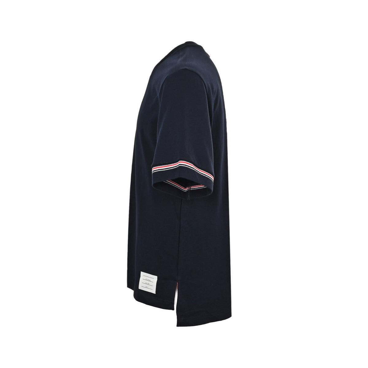 Thom Browne/Thom Brown 25ss cuffs three-color striped web short sleeves