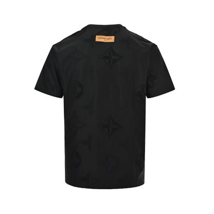 Louis Vuitton 26ss all-over presbyopia jacquard short sleeves
