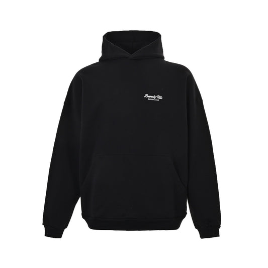 Balenciaga/Balanciaga 24Fw Beverly Hills limited embroidered hooded sweatshirt