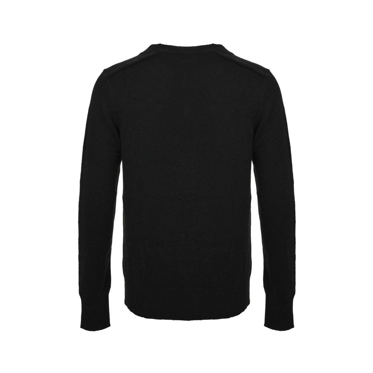 Burberry plaid war horse patch crew neck sweater