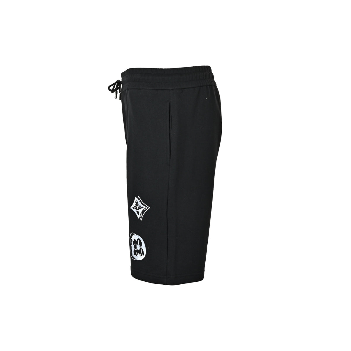 Louis Vuitton 26ss ghosting presbyopic embroidered shorts