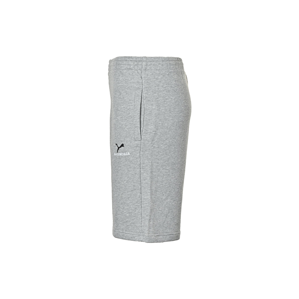 Balenciaga Puma joint embroidered logo shorts