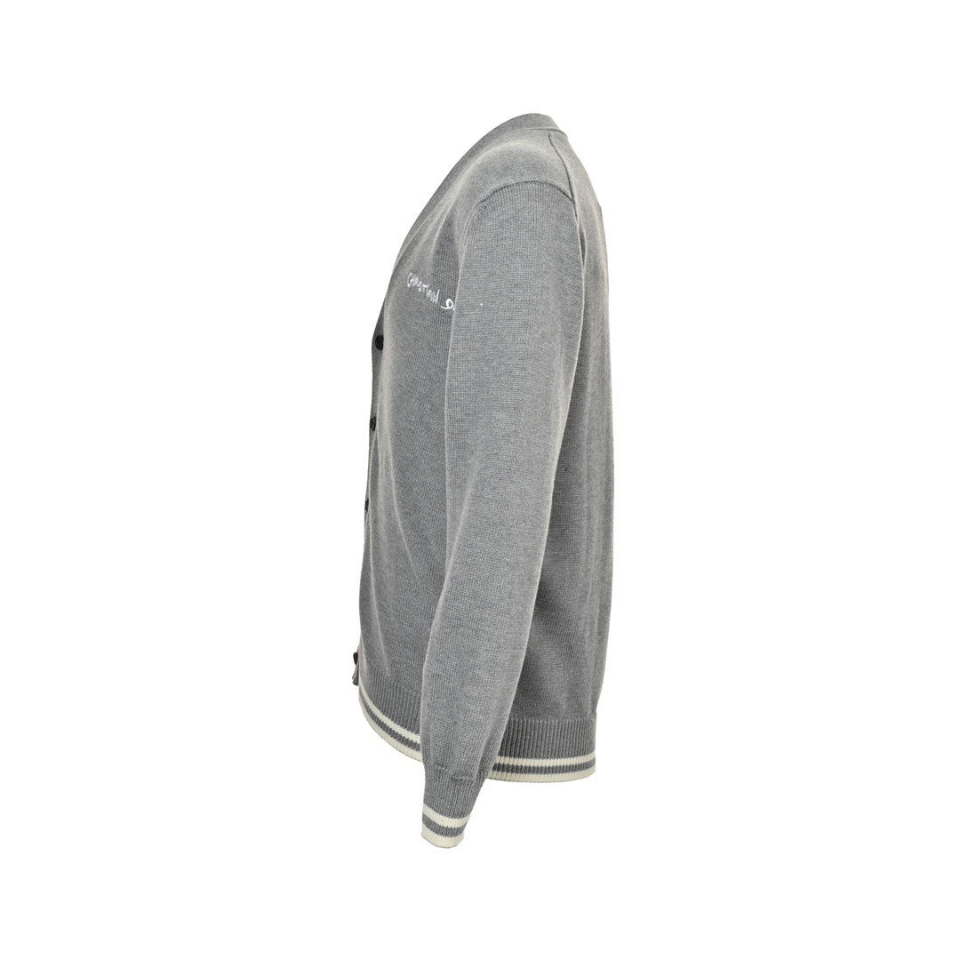 Dior 24Fw signature letter embroidered cardigan sweater