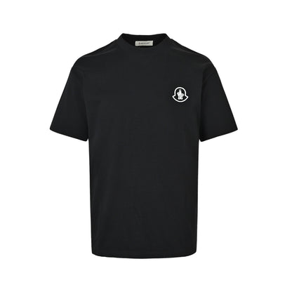 Moncler/Mask 1952 Embroidered Logo Round Neck Short Sleeves