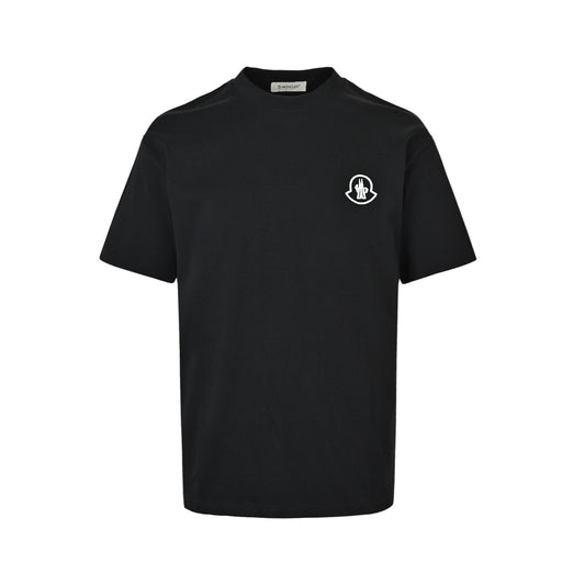 Moncler/Mask 1952 Embroidered Logo Round Neck Short Sleeves