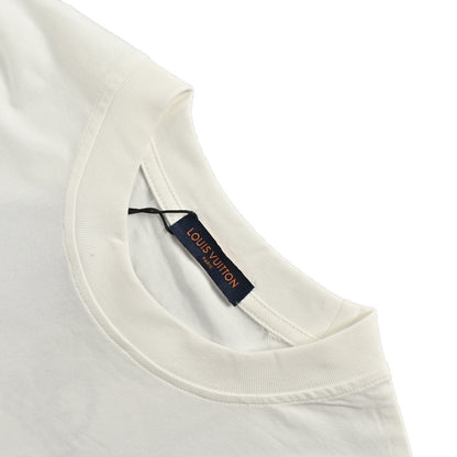 Louis Vuitton floral letter embroidered short sleeves