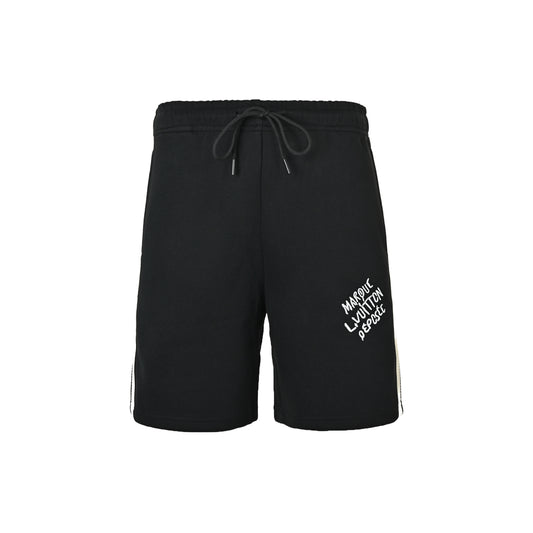 Louis Vuitton embroidered letter web shorts