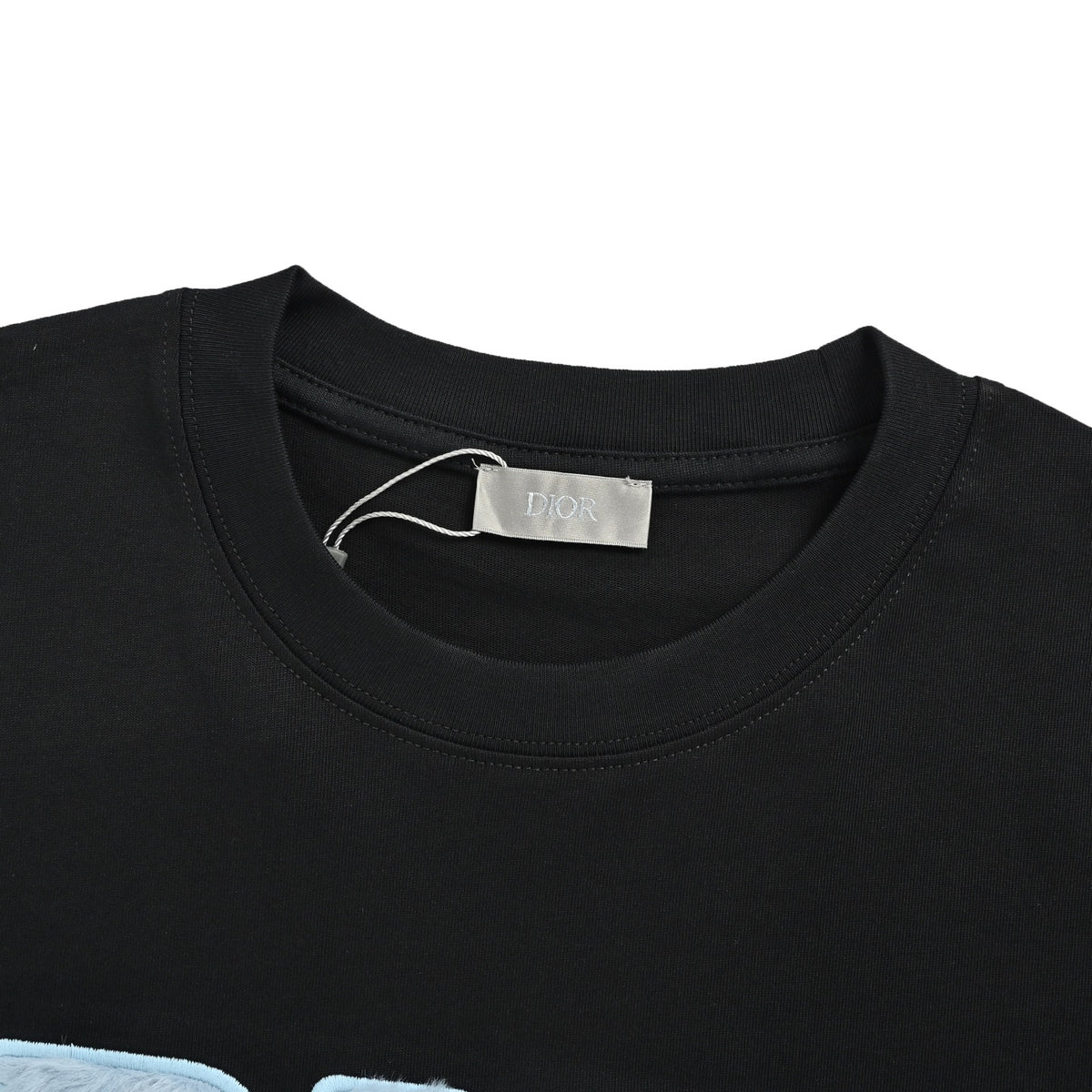 Dior plush letter logo short sleeves