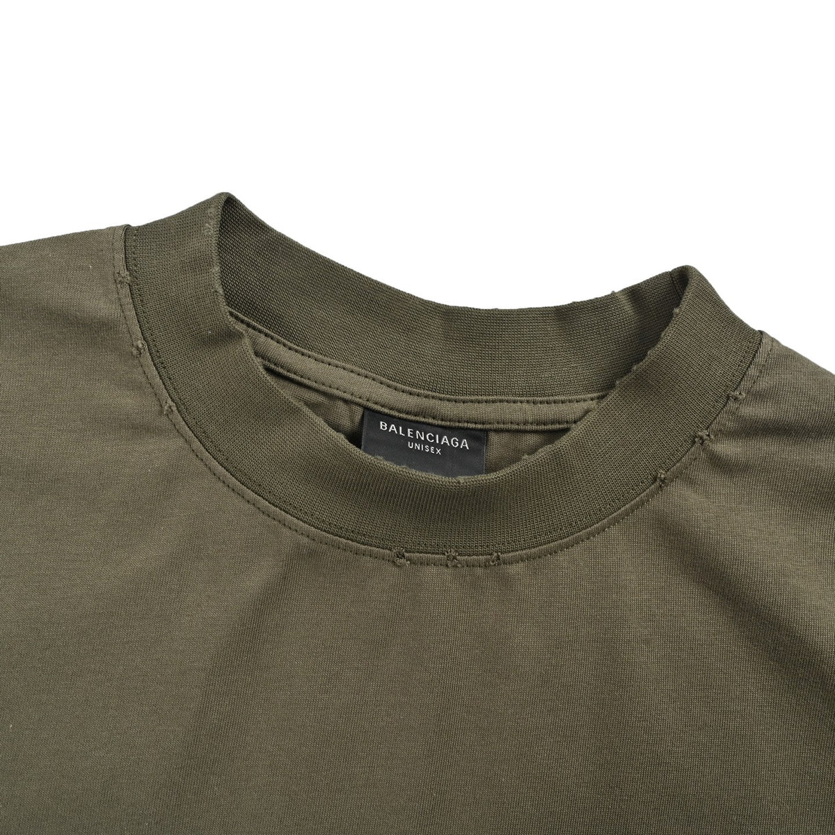 Balenciaga 26ss tape label short sleeves