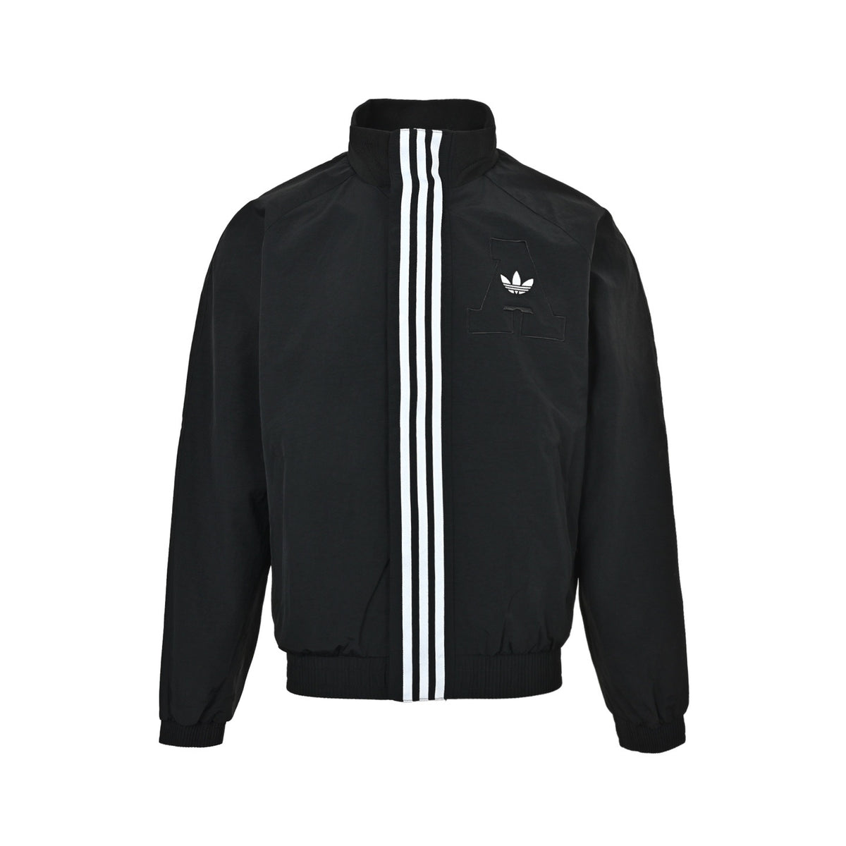Adidas originals MOTO three-bar embroidered jacket