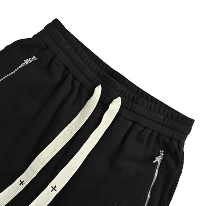 Chrome Hearts/Chrome Heart 25ss embroidered leather label shorts