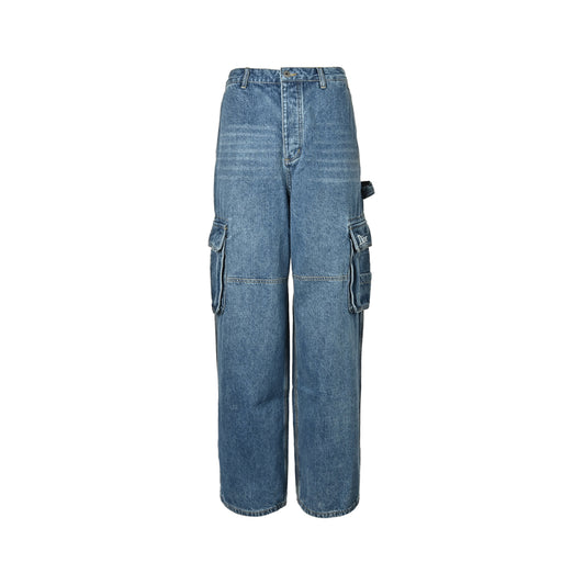 Dior pocket embroidered work jeans