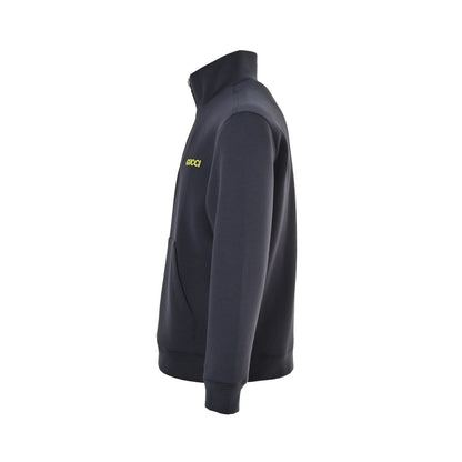 Gucci 25Fw embroidered logo space cotton suit half-zip sweatshirt