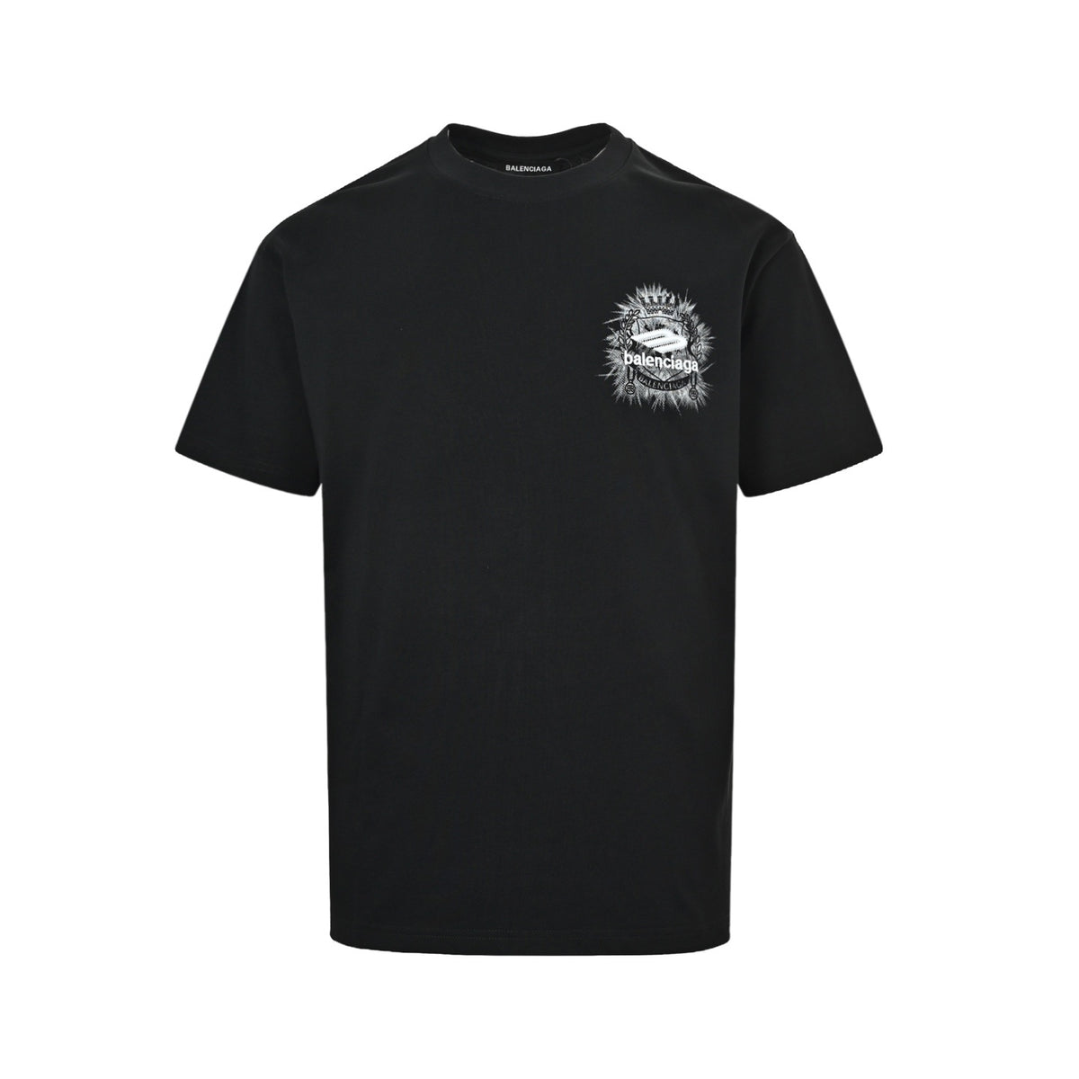 Balenciaga 3M embroidered wheat crown printed short sleeves