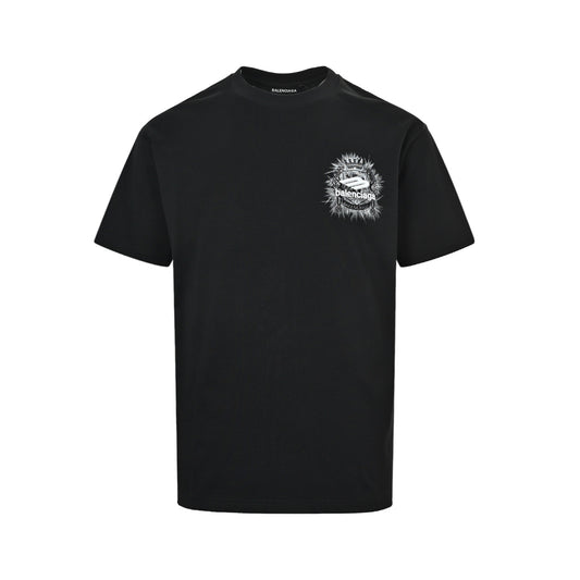 Balenciaga 3M embroidered wheat crown printed short sleeves