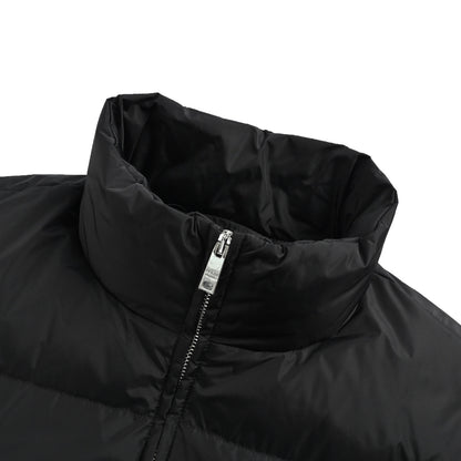 Prada triangle cloth mark stand collar down jacket