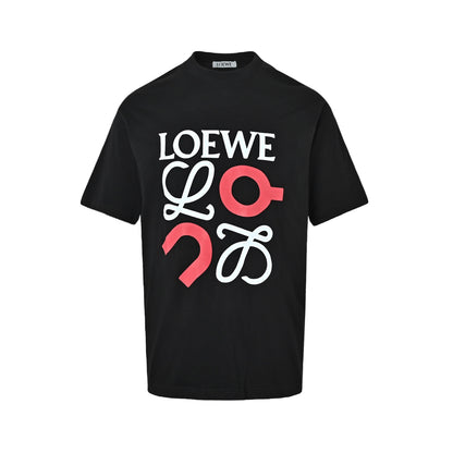 Loewe/Luo Yiwei ON jointly printed short-sleeved shirt