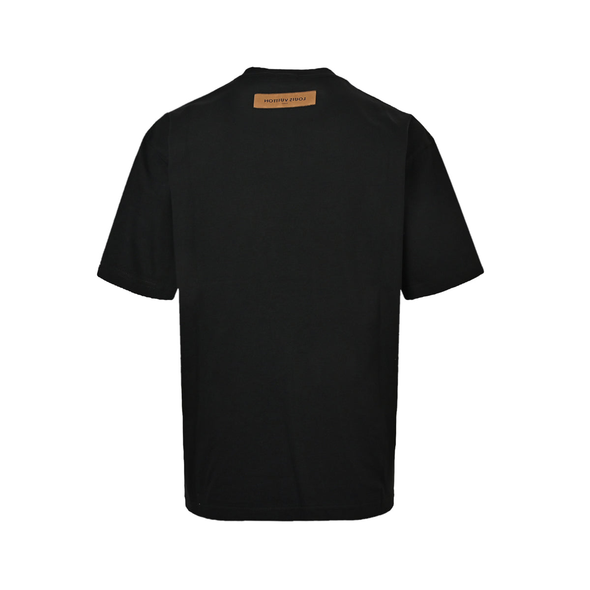 Louis Vuitton short sleeves with red letter slogan printed on the chest