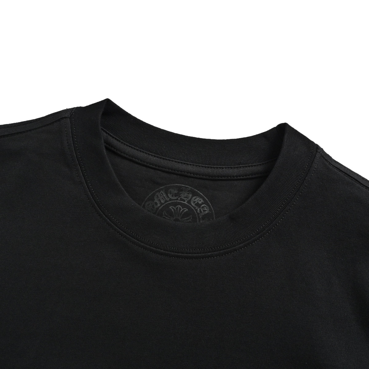 Chrome Hearts/Chrome Heart Sanskrit Cross Round Neck Short Sleeve