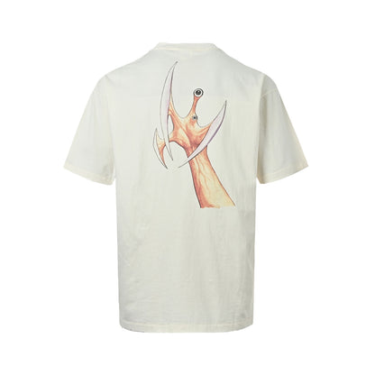 SAINT MICHAEL Parasitic beast print short sleeves