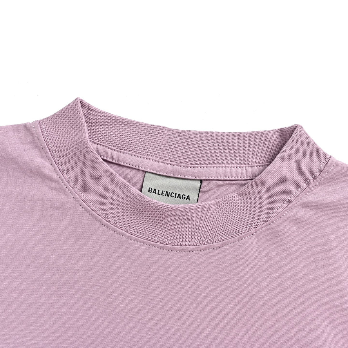 Balenciaga/Balanciaga 26ss 520 embroidered label short sleeves