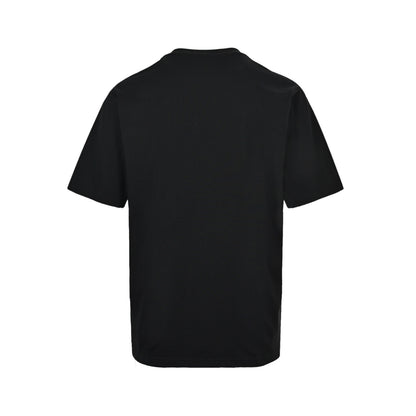 Dior 26ss cannage embroidered letter pocket short sleeves
