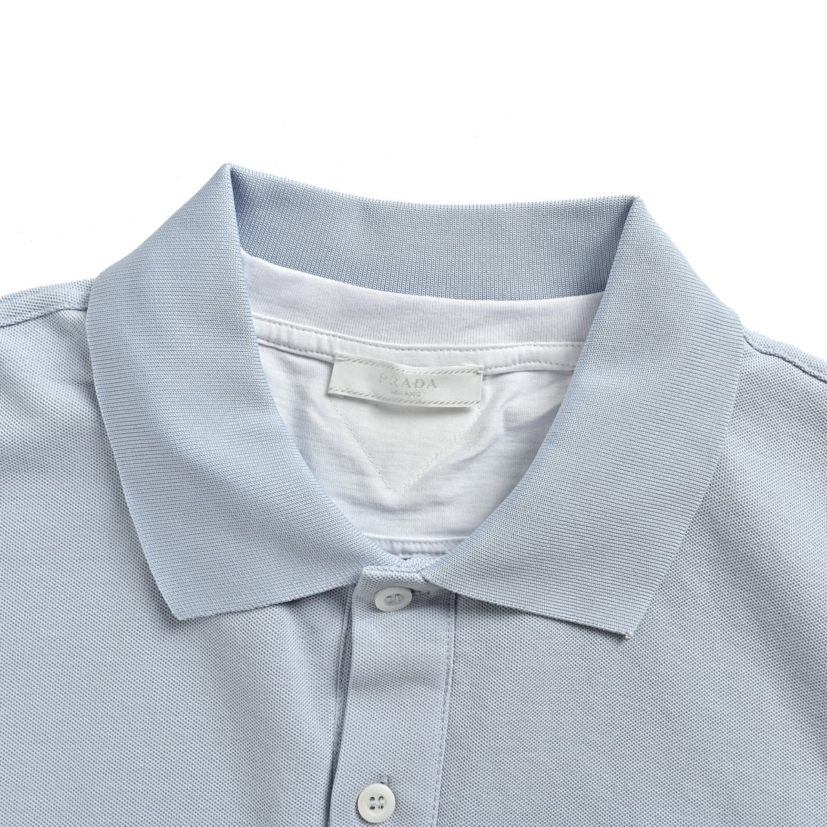 Prada fake two-piece Polo short sleeves with cloth label