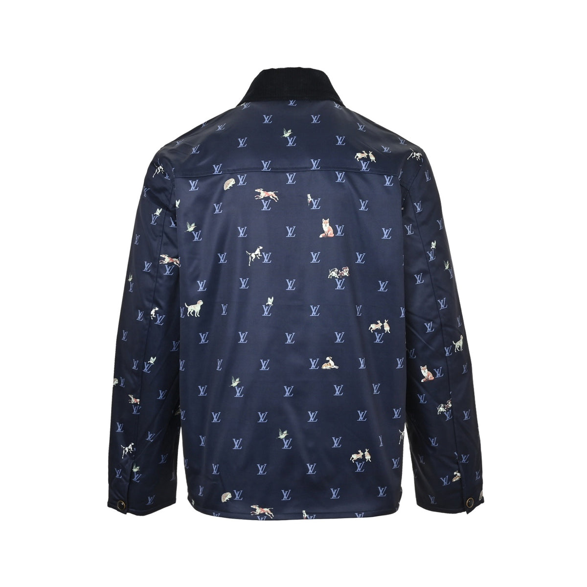 Louis Vuitton animal print corduroy lapel jacket