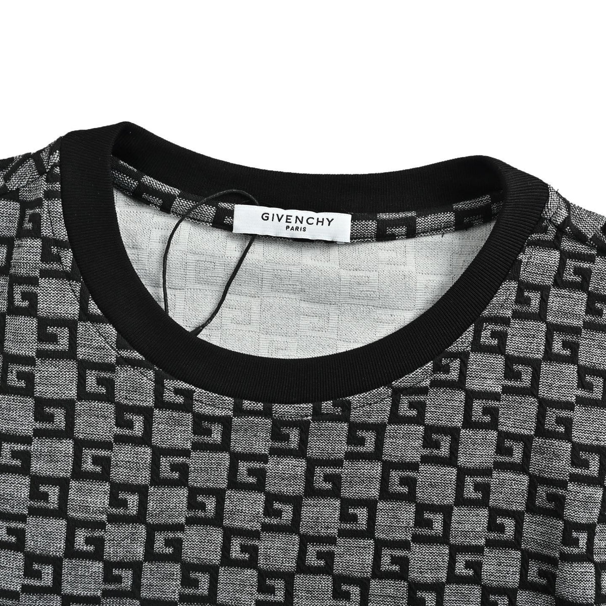 GIVENCHY 26ss all-over presbyopia jacquard short sleeves