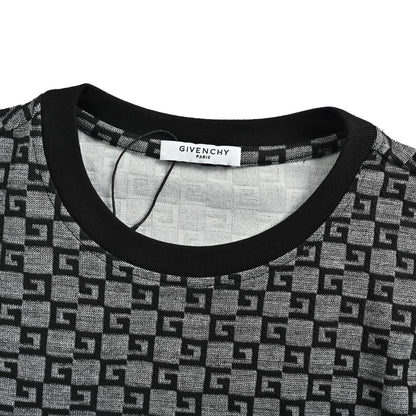 GIVENCHY 26ss all-over presbyopia jacquard short sleeves