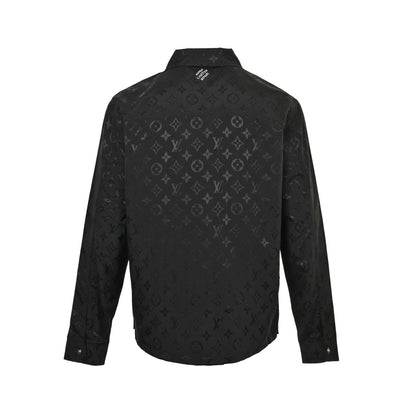 Louis Vuitton 25Fw presbyopic rippled jacquard colored diamond shirt jacket