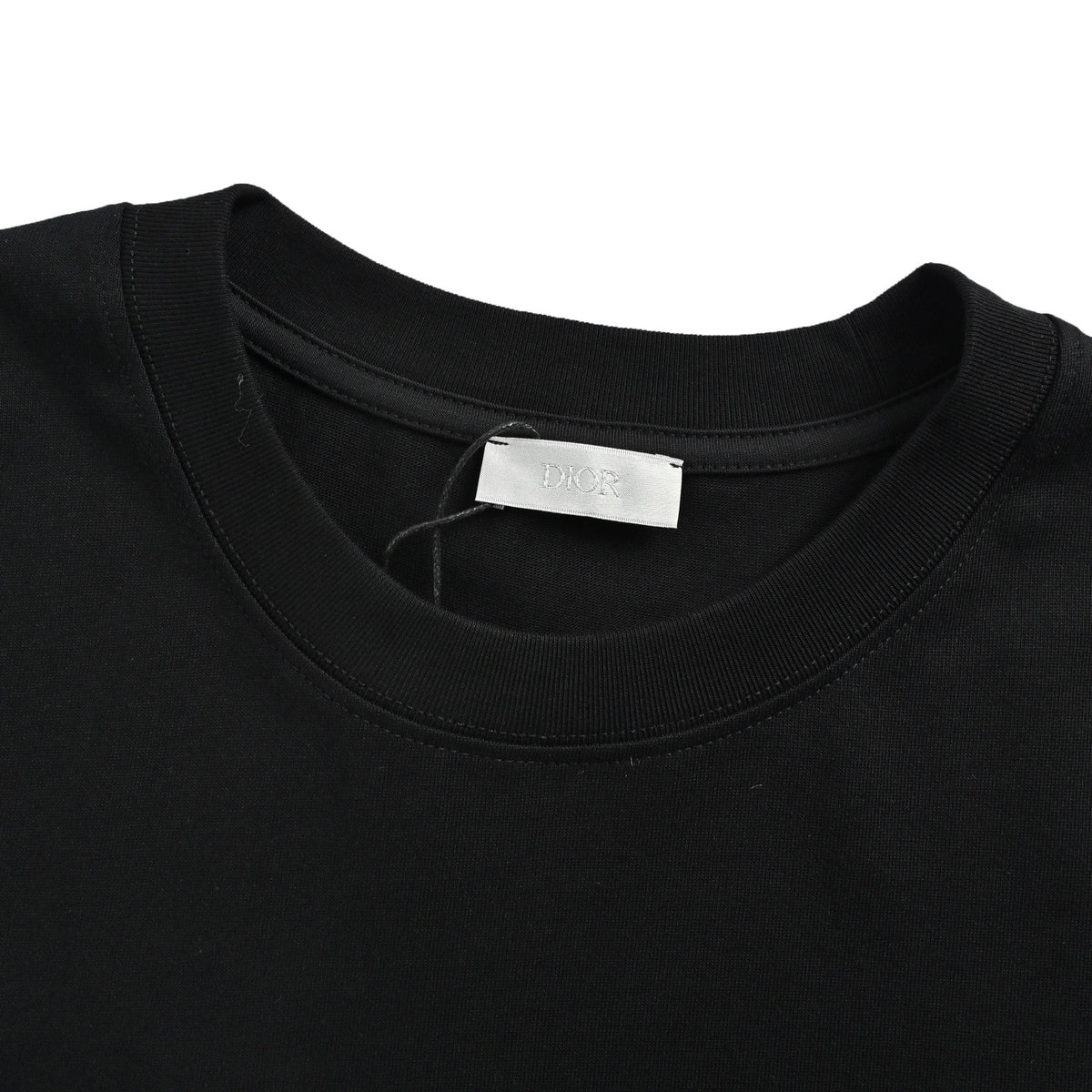 Dior short sleeves with square logo embroidery on the chest