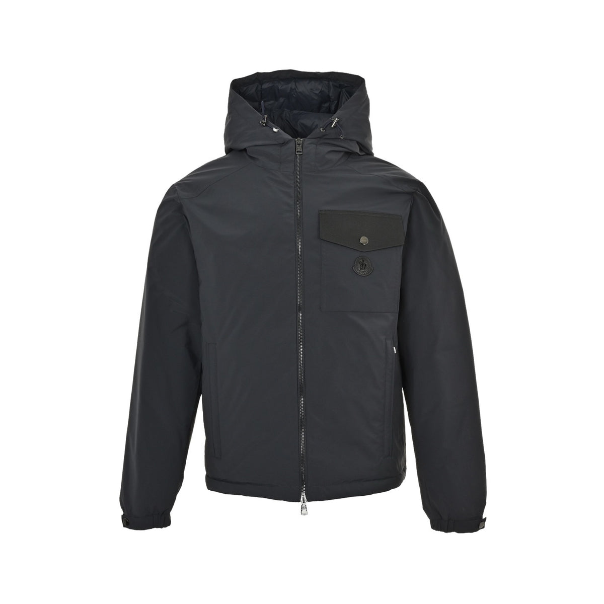 Moncler/Mask 25Fw Pocket Logo Hooded Down Jacket