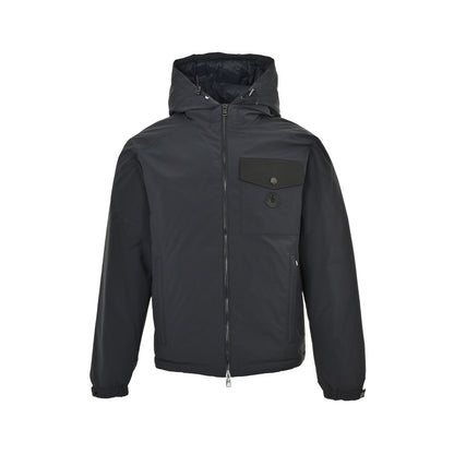 Moncler/Mask 25Fw Pocket Logo Hooded Down Jacket