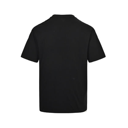Prada 25ss green letter logo printed short sleeves
