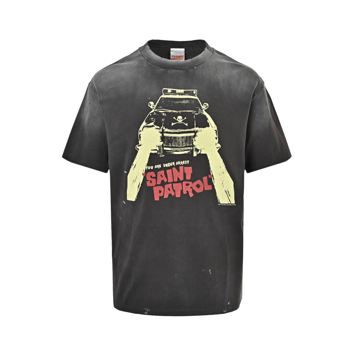 SAINT MICHAEL Hell Police Patrol Printed Short Sleeve
