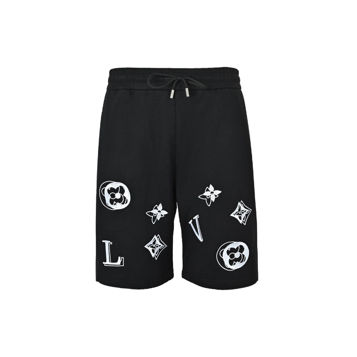 Louis Vuitton 26ss ghosting presbyopic embroidered shorts