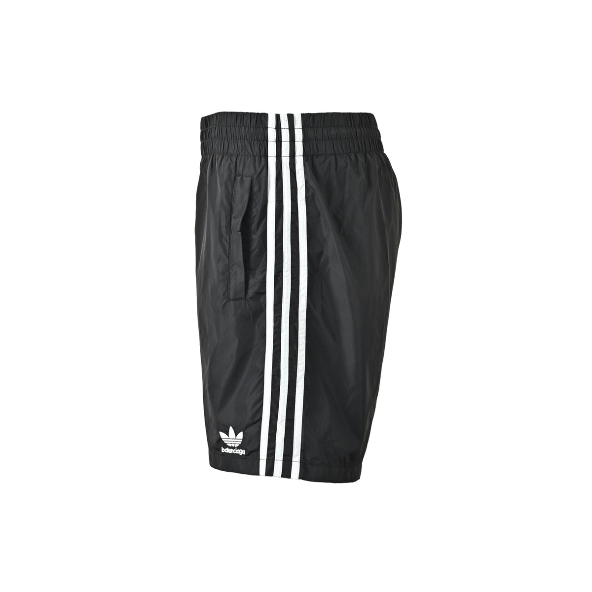 Balenciaga & Adidas co-branded clover embroidered web shorts