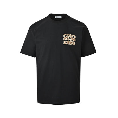 Loewe/Luo Yiwei 26ss chest patch letter logo short sleeves