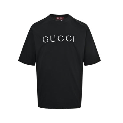 Gucci classic embroidered letter logo short sleeves