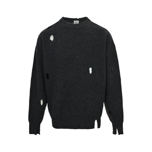 Saturday Ofus ripped lazy crew neck sweater