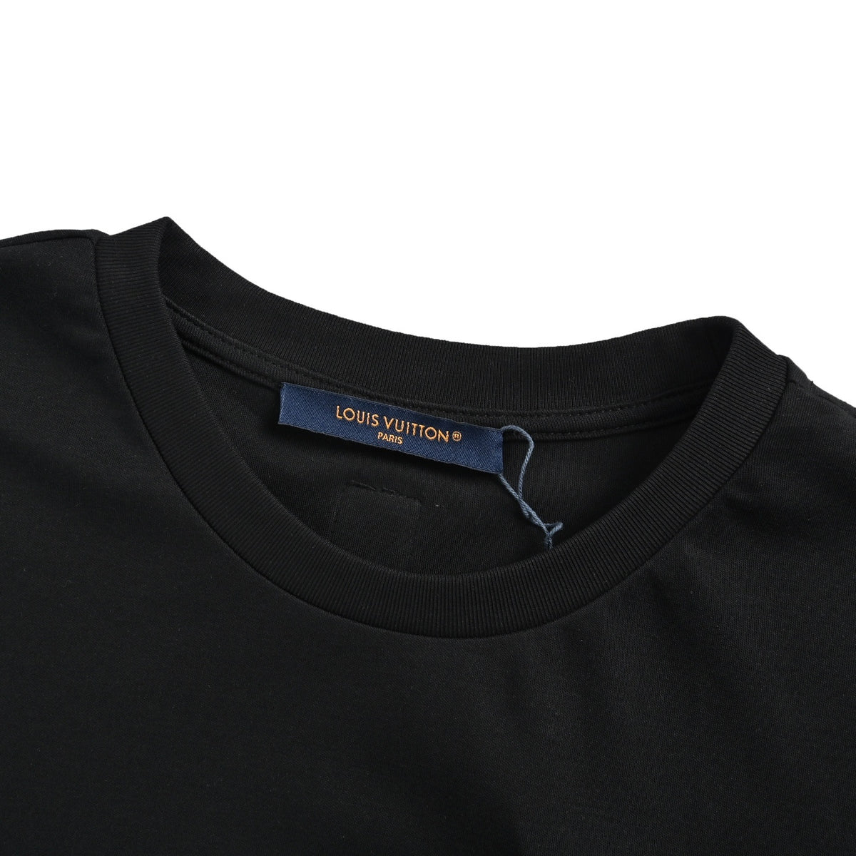 Louis Vuitton three-flower embroidery logo embroidered short sleeves