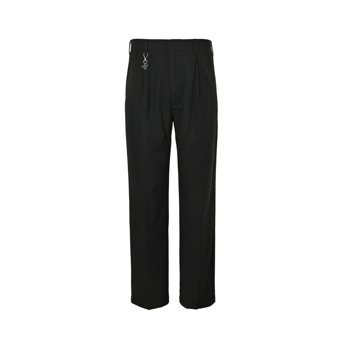 Prada triangle key ring trousers