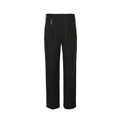 Prada triangle key ring trousers