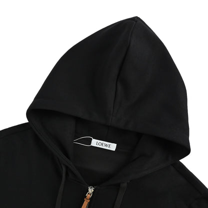 Loewe/Luo Yiwei Angrun joint logo zipper hooded jacket