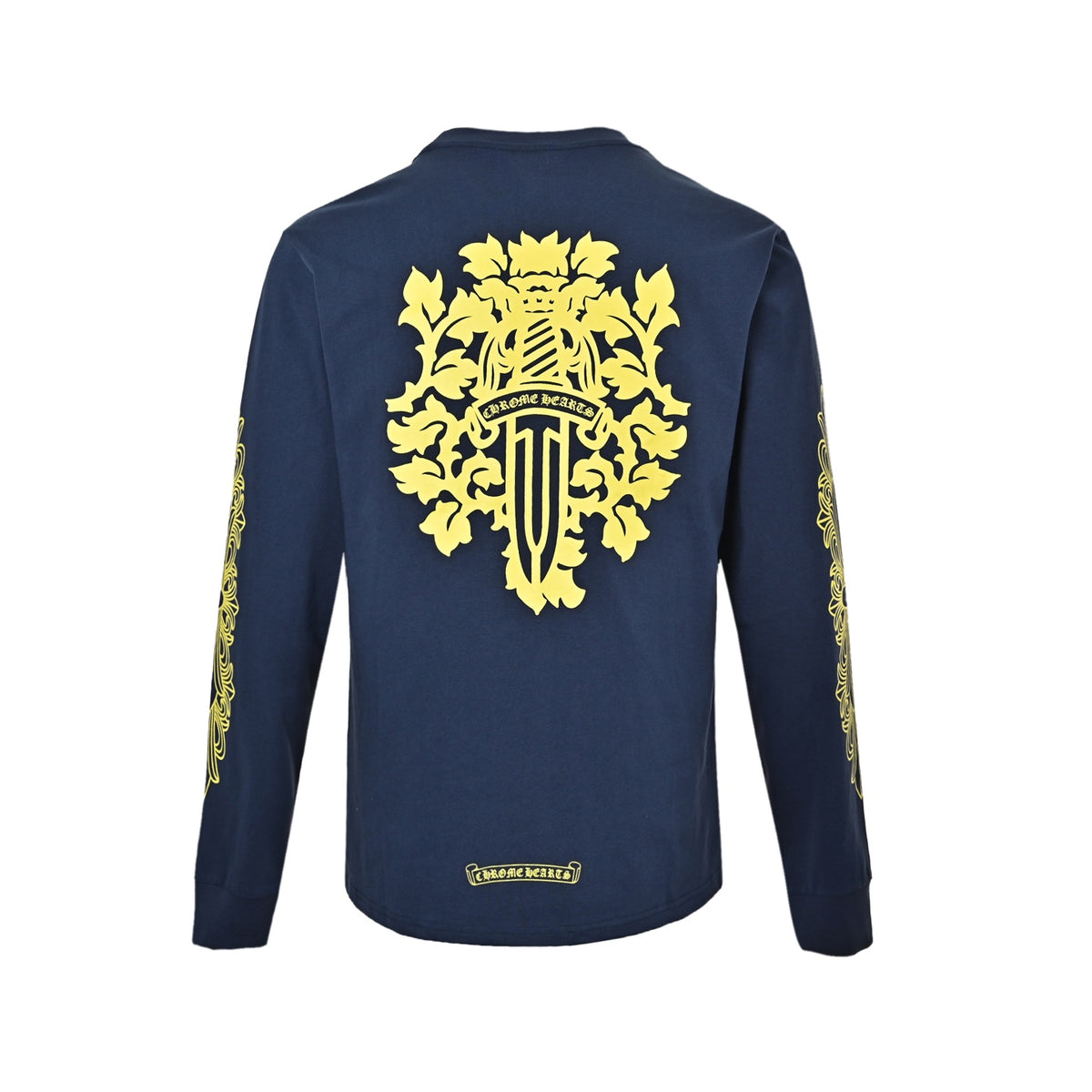 Chrome Hearts/Chrome Heart Sword Print Long Sleeve T-Shirt