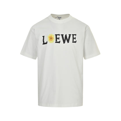 Loewe 25ss Daisy Logo Print Short Sleeve